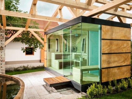 Luxusní venkovní sauny