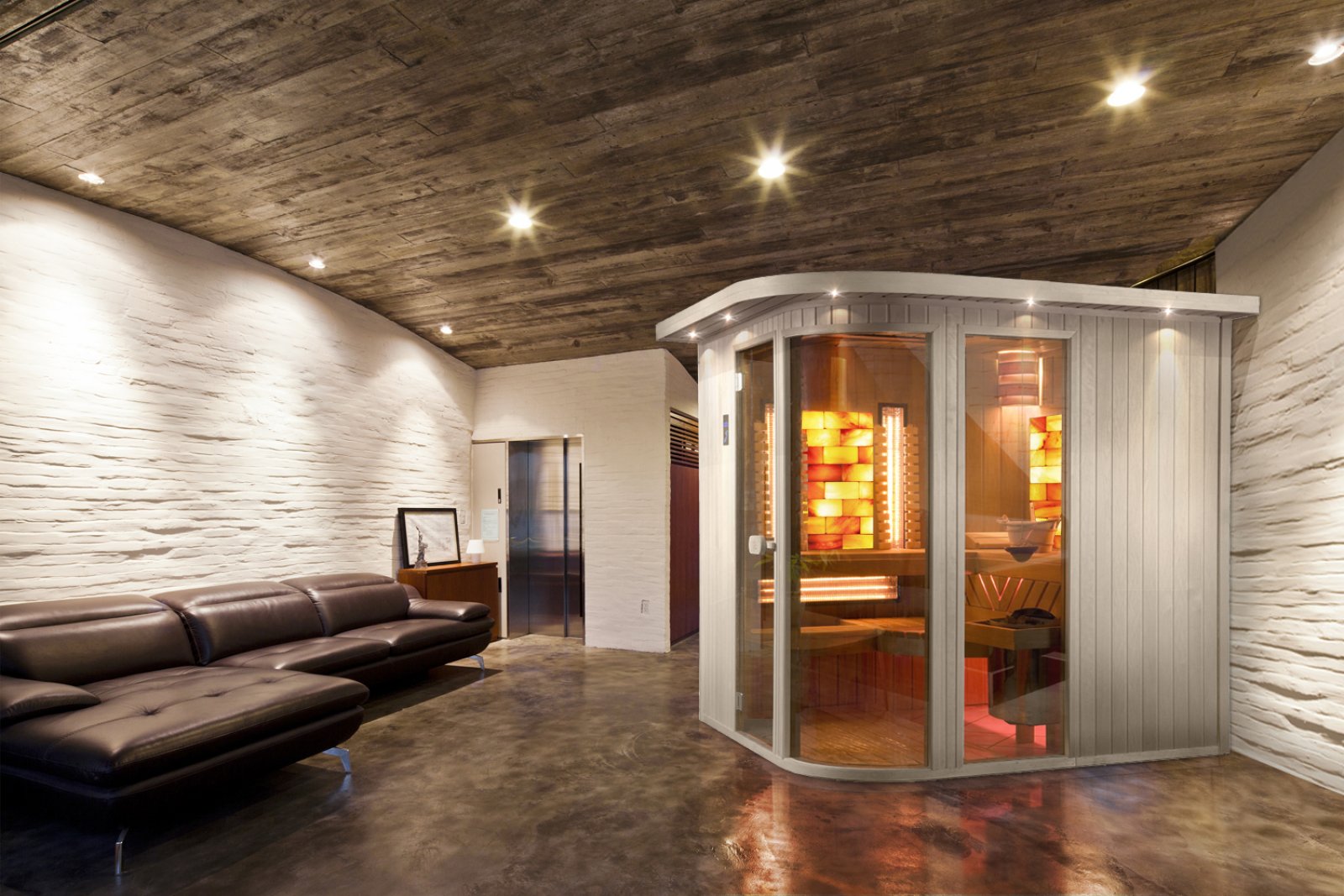 Luxusní interiérové sauny